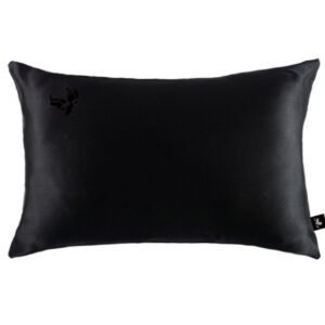 Black Mulberry Silk Pillowcase - Handmade High Quality 19-Momme 100% Pure Mulberry Silk Pillowcase product image