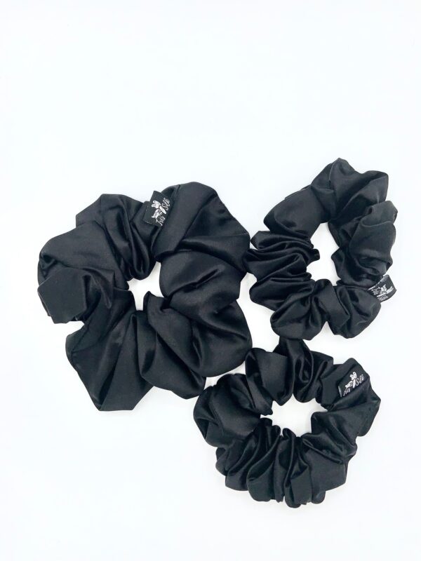 Silk Scrunchie Gift Set In Cheap Price - Pack of 3 Scrunchies!(2 medium 1Large) product image 1