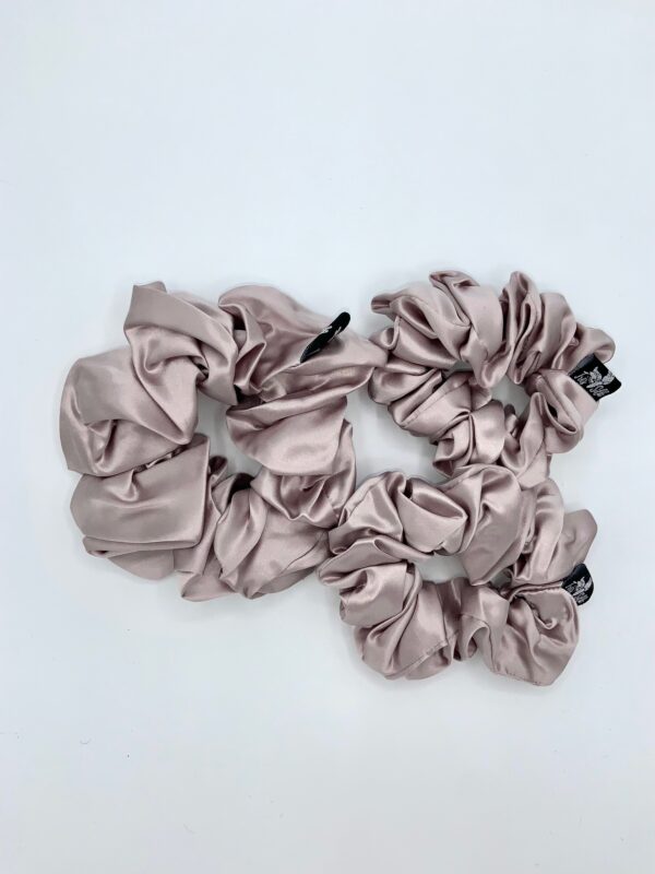 Silk Scrunchie Gift Set In Cheap Price - Pack of 3 Scrunchies!(2 medium 1Large) product image 5