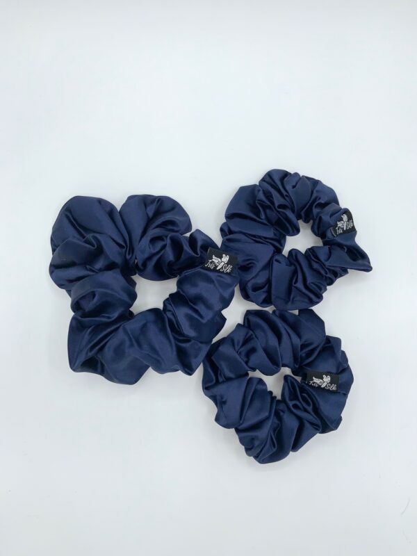 Silk Scrunchie Gift Set In Cheap Price - Pack of 3 Scrunchies!(2 medium 1Large) product image 7